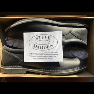 Steve Madden Men’s Harpoon Leather Oxfords, Size 13